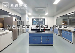 口罩無菌車間標準3個萬級實驗室，無菌室，限度室